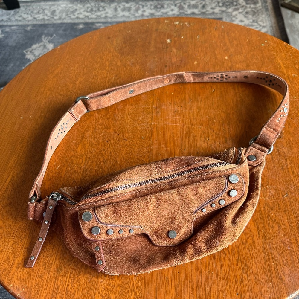 Free People Leather Sling Purse